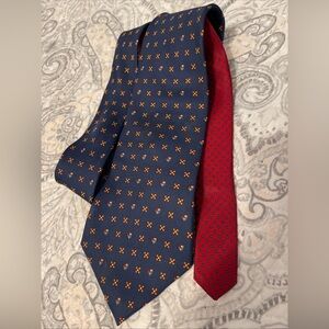 Vintage Tommy Hilfiger Blue 100% Silk